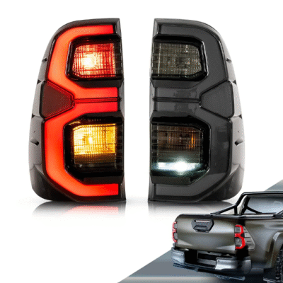 Lanterna Traseira Full LED Toyota Hilux - Modelo Facelift Smoke - Ano 2016 até 2024