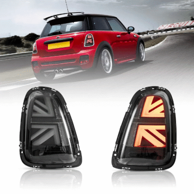 Lanterna Traseira Full LED Mini Cooper Geração "R" - Union Jack Fume - Ano 2007 até 2013