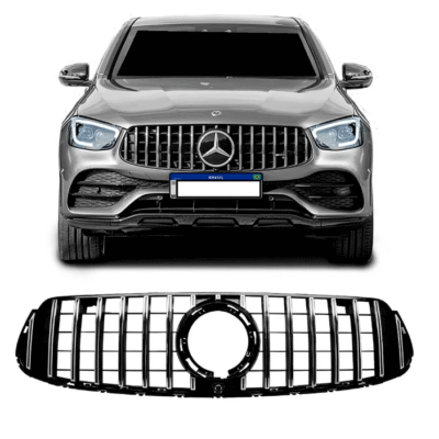 Grade Dianteira Mercedes GLC X253 - Modelo AMG Prata - Ano 2020 até 2023