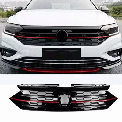 Grade Dianteira Volkswagen Jetta MK7 - Modelo GLI Vermelha - Ano 2018 até 2020