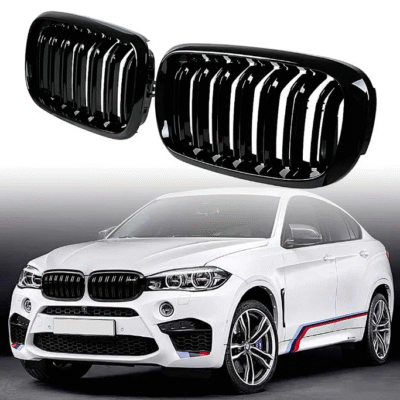 Grade Dianteira BMW X5/X6 F15 F16 - Modelo M Filete Duplo - Ano 2015 até 2019